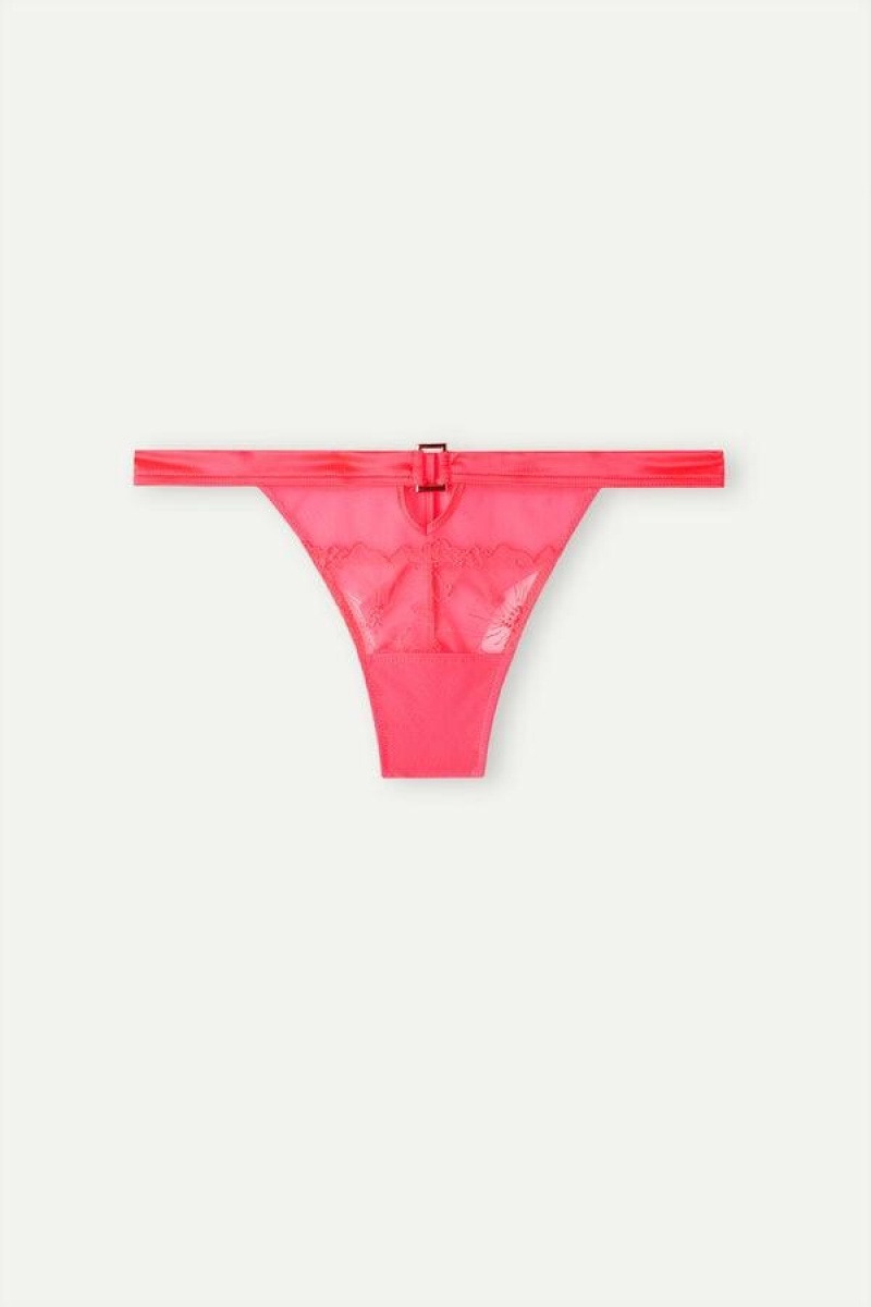 Intimissimi Pure Joy Brazilian Women's Panties Pink | USA 2466HKA