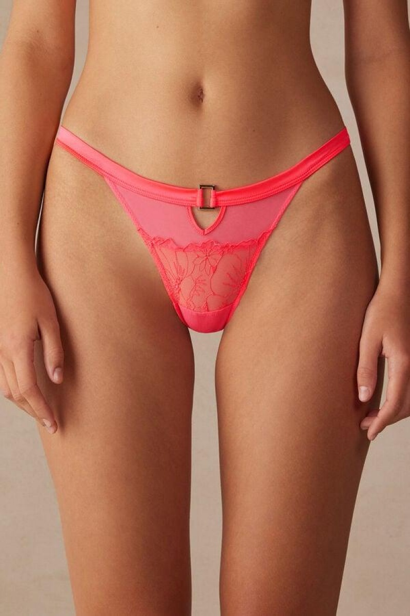 Intimissimi Pure Joy Brazilian Women\'s Panties Pink | USA 2466HKA