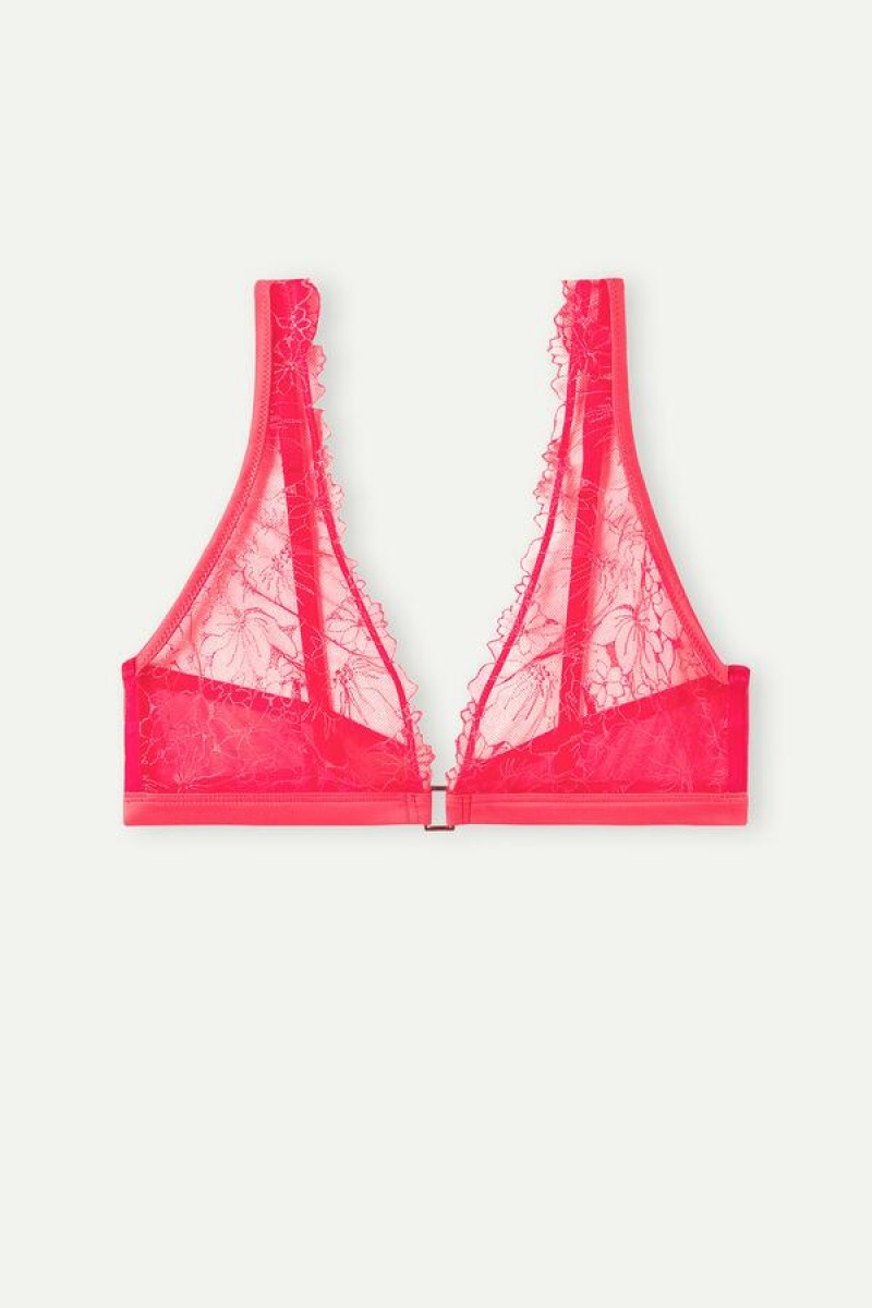 Intimissimi Pure Joy Triangle Women's Bras Pink | USA 1370XFU