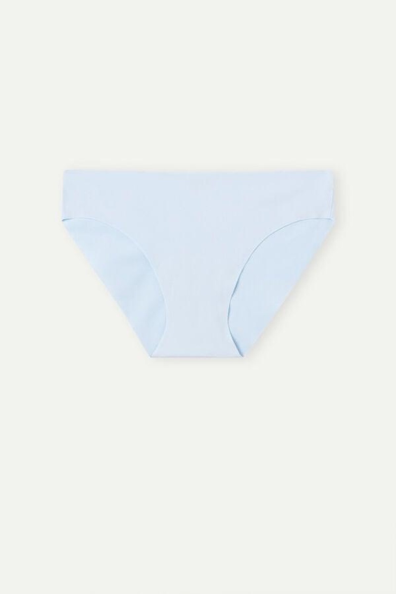 Intimissimi Seamless Supima® Cotton Women's Panties Blue | USA 2368PQJ