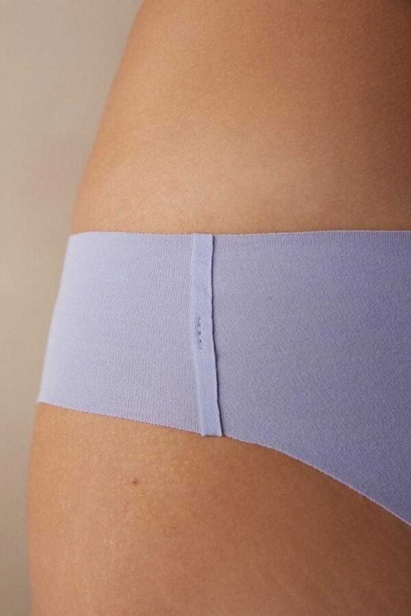 Intimissimi Seamless Supima® Cotton Women's Panties Lavender | USA 2374RWV