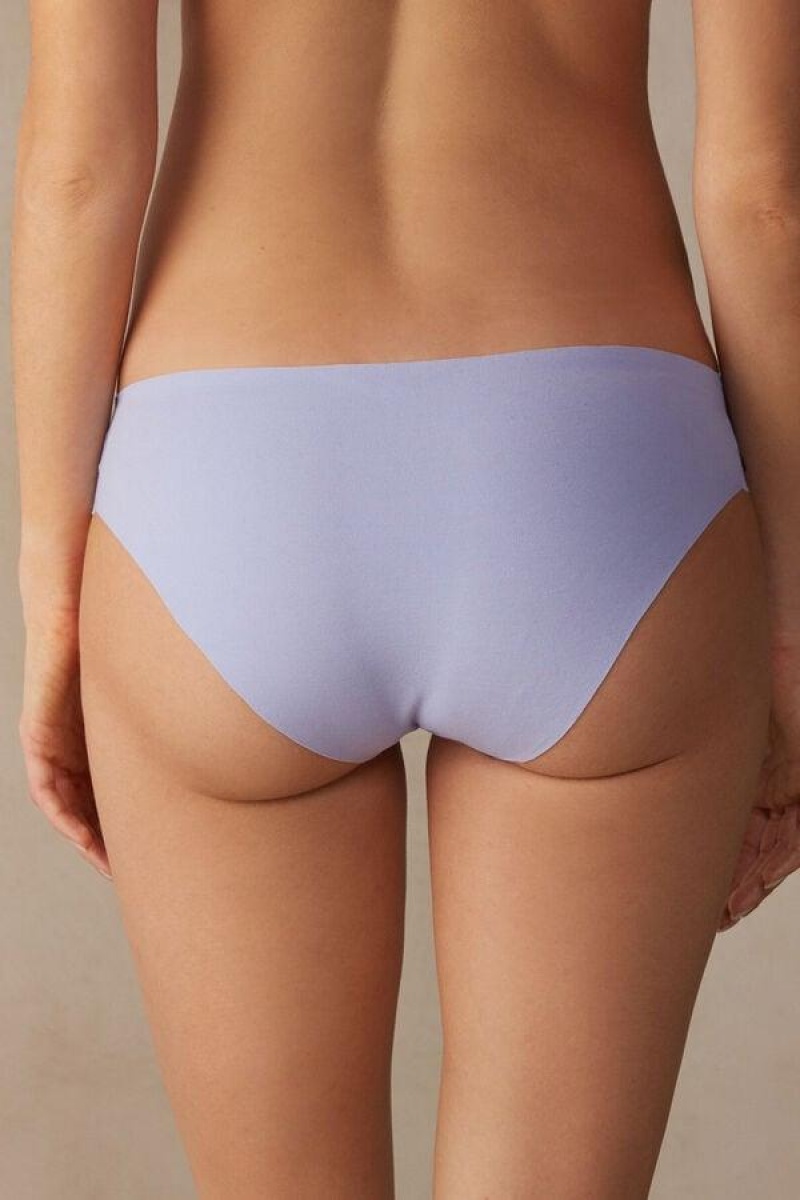 Intimissimi Seamless Supima® Cotton Women's Panties Lavender | USA 2374RWV