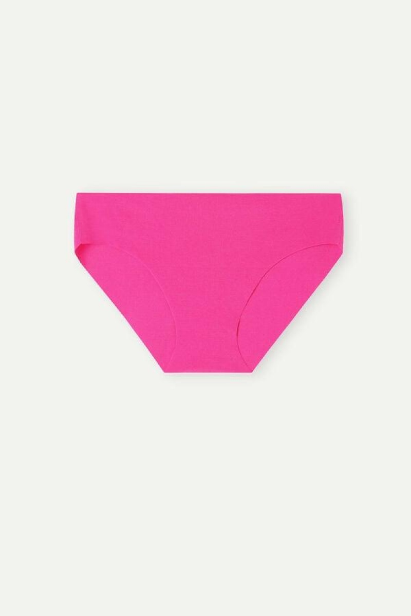 Intimissimi Seamless Supima® Cotton Women's Panties Pink | USA 2379NBW