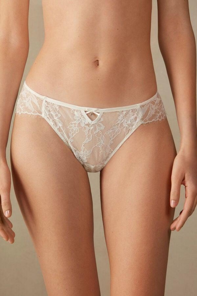 Intimissimi Shine High Like Stars Women\'s Panties White | USA 2389GLS