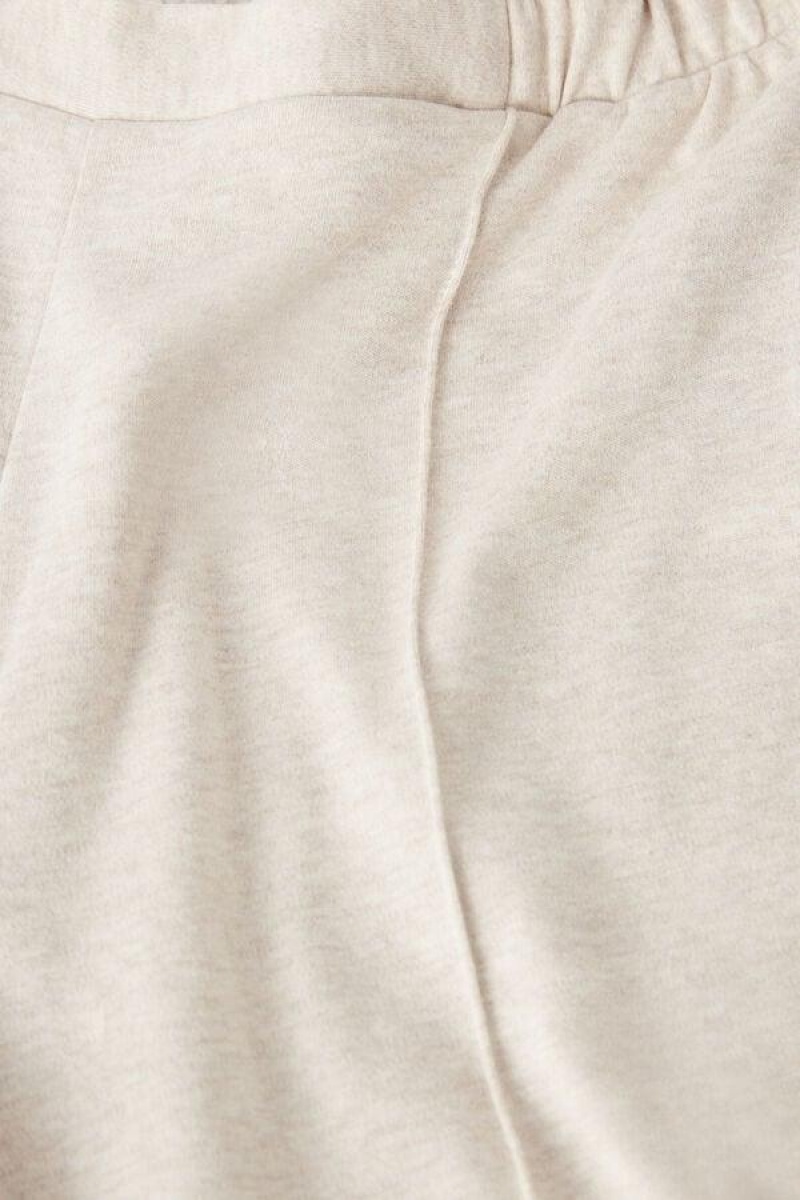 Intimissimi Slow and Cozy Pants in Warm Cotton Women's Pajamas Beige | USA 2066GLQ