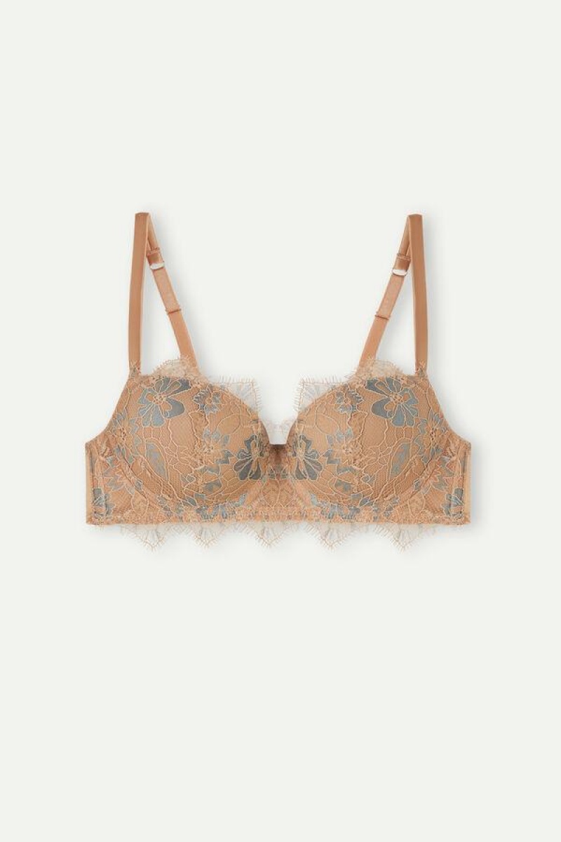 Intimissimi Sofia Shift Into Neutrals Balconette Women's Bras Beige | USA 1554VDO