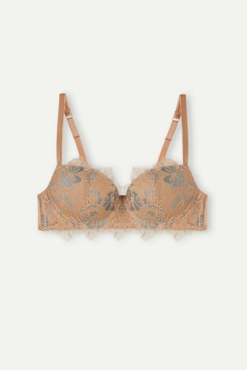 Intimissimi Sofia Shift Into Neutrals Balconette Women's Bras Beige | USA 1058XFU