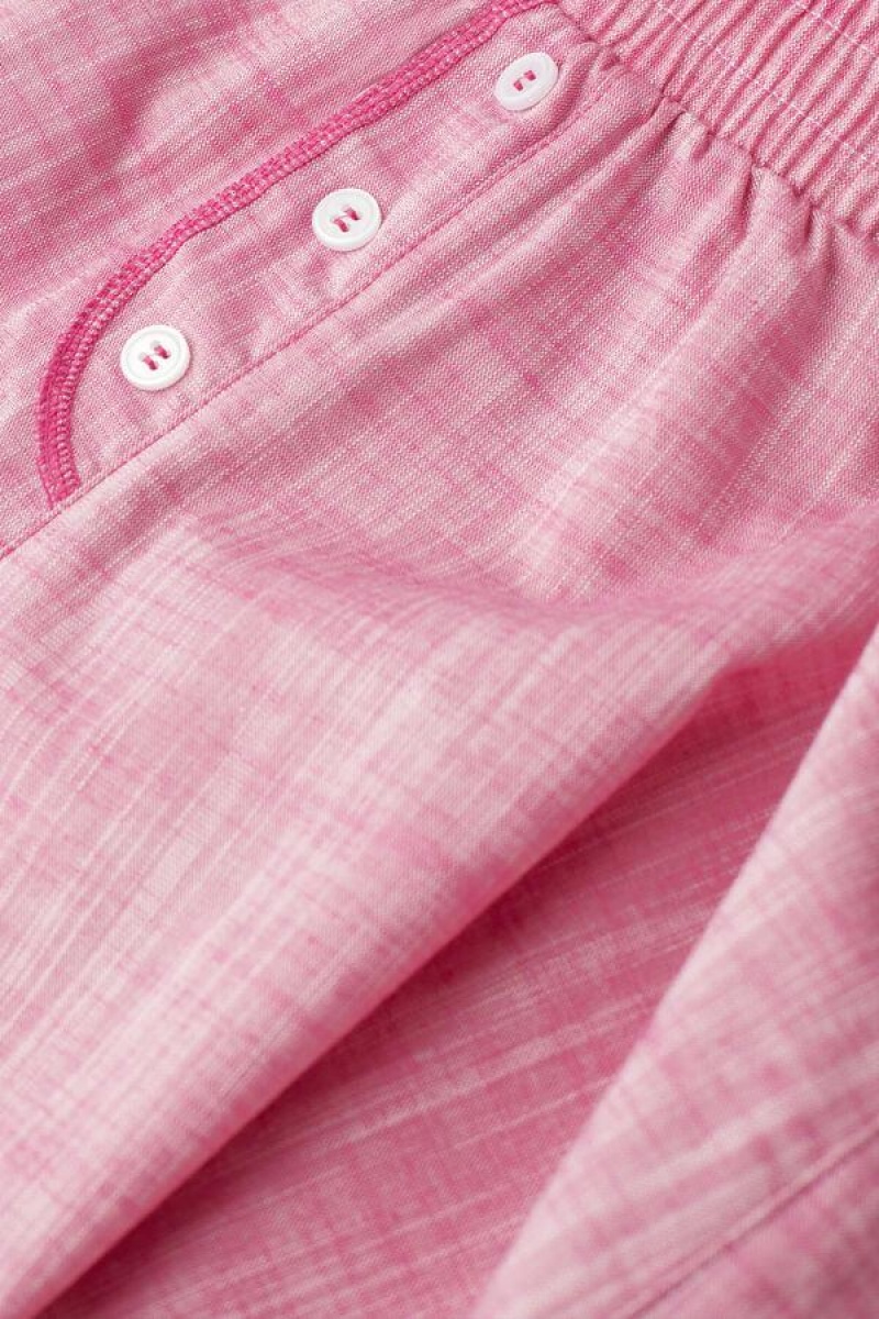 Intimissimi Strawberry Milkshake Shorts in Cotton Cloth Women's Pajamas Pink | USA 1965KIR