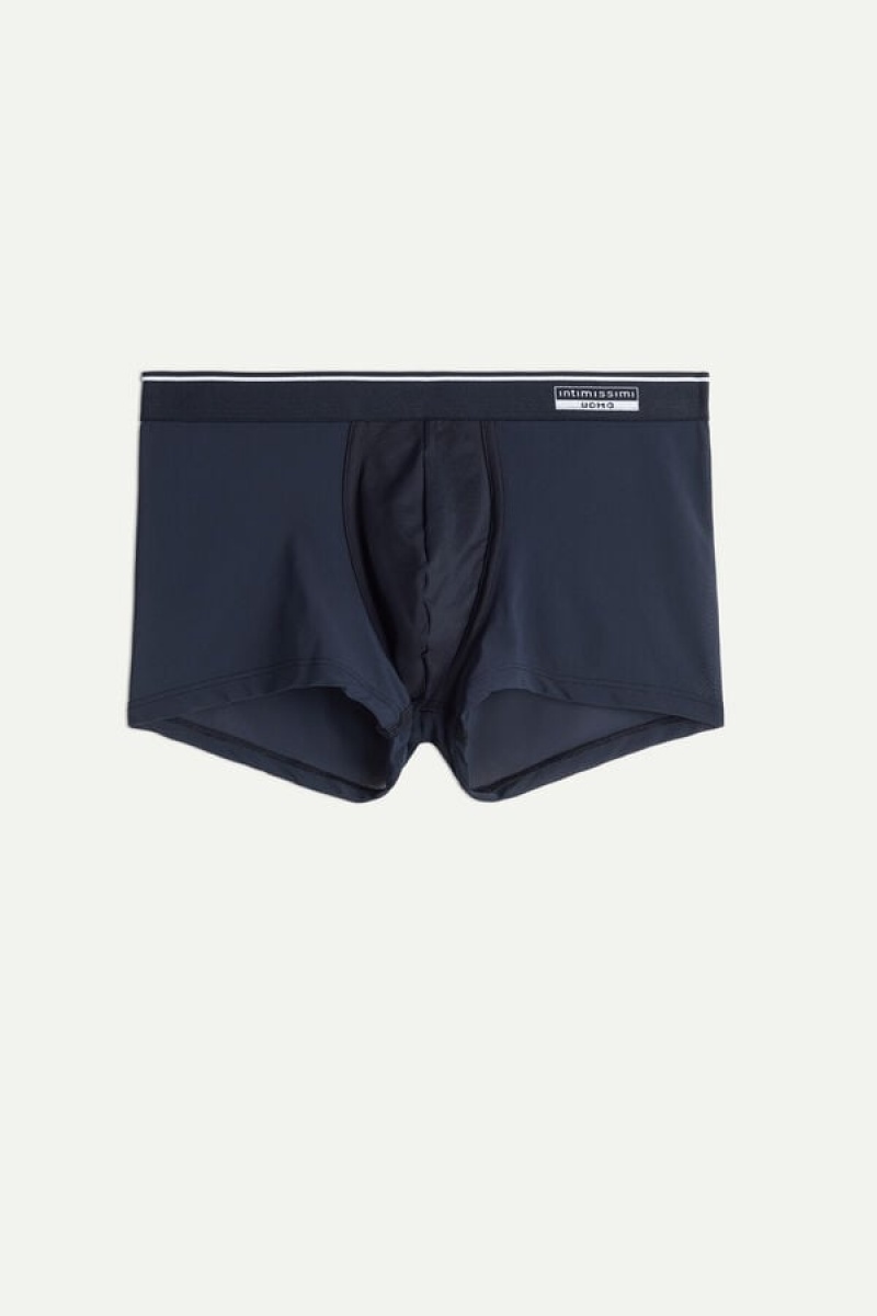 Intimissimi Super Fresh Micro-mesh Men's Boxer Blue | USA 2593LHI