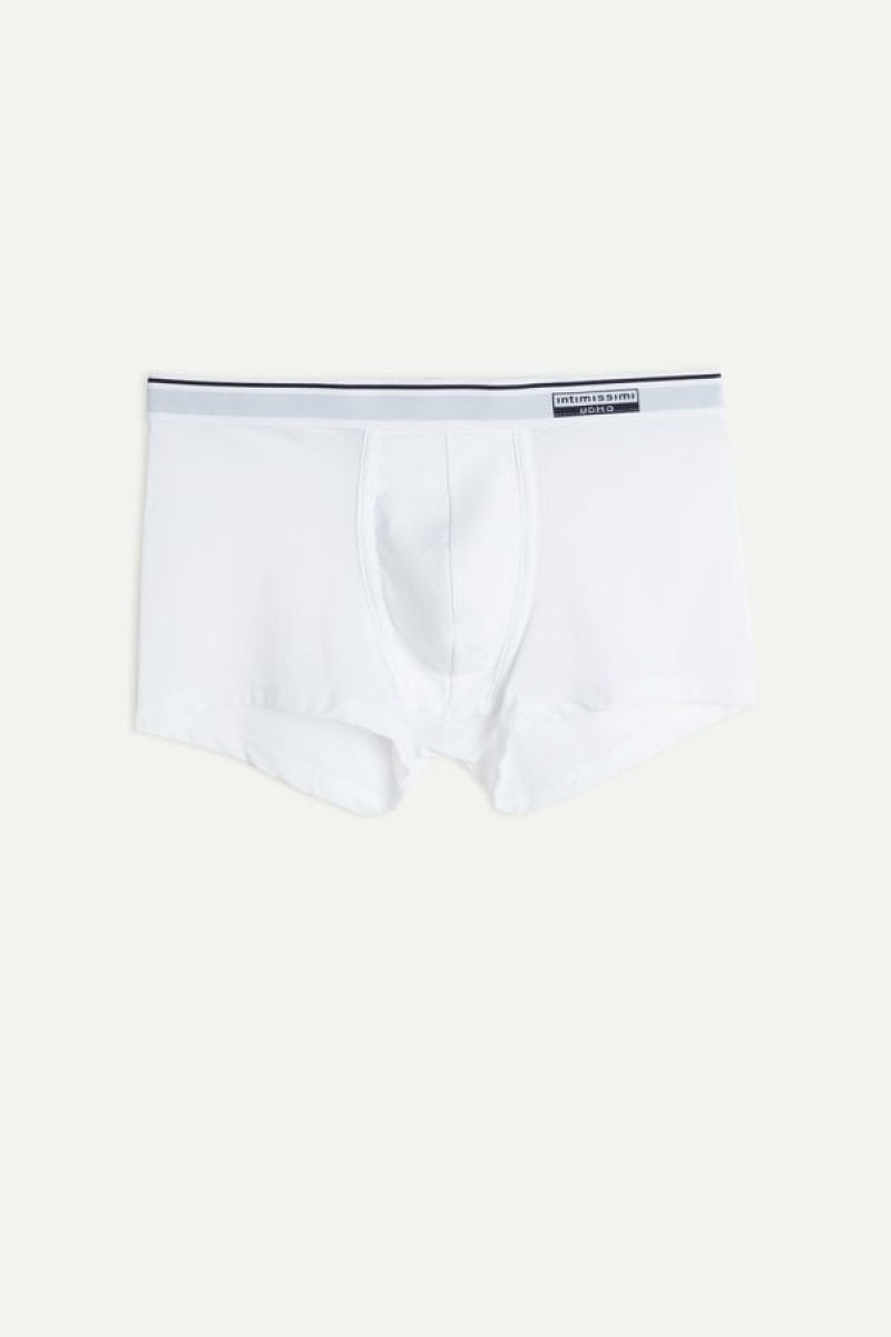 Intimissimi Super Fresh Micro-mesh Men's Boxer White | USA 2595JJP